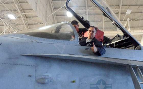 Birthday present – aboard the F-18 Super Hornet – finest super carrier fighter jet in the world - 2012